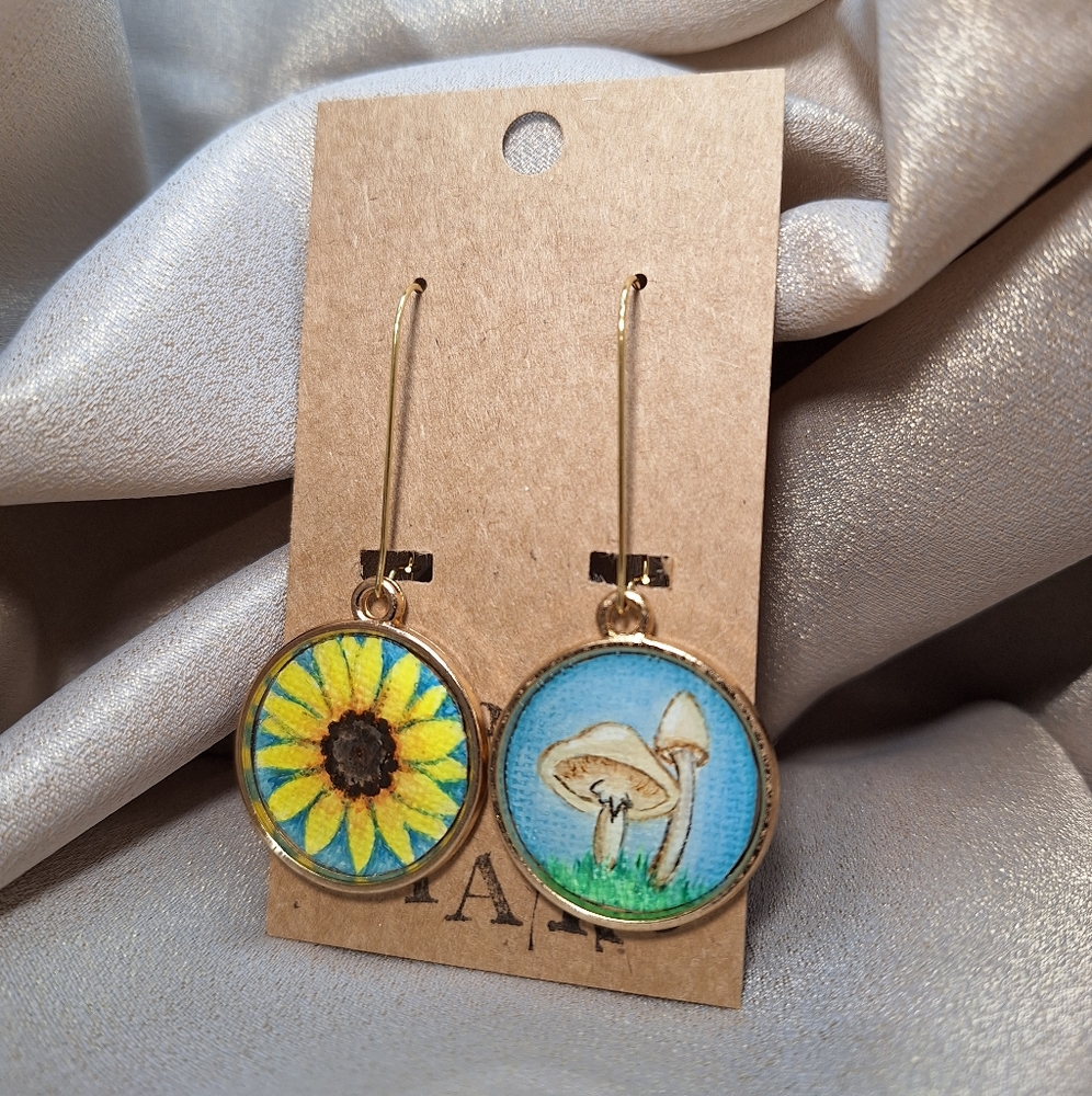 Hand painted earrings